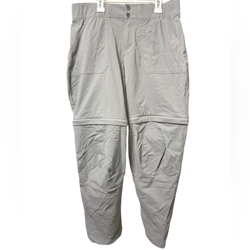 COLUMBIA Women’s Convertible Zip Off Straight Leg Pants Grey